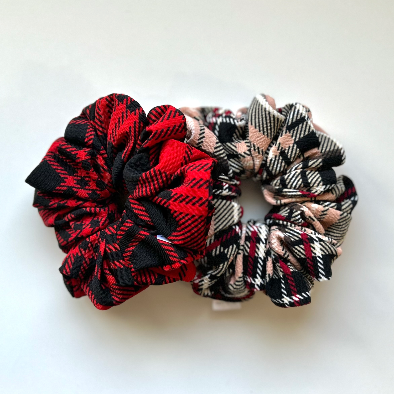 Plaid Scrunchies